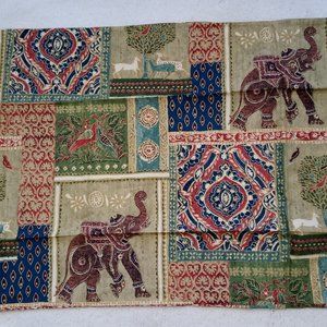 NEW Indian-motif pillowcase -- 20x30" -- Jonelle "Udaipur"